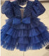 Mikaela Dress Home Little Palace Store 80CM(6M-12M) Navy Blue